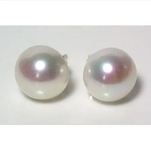 11mm Freshwater Pearl S925 Sterling Silver Stud Earrings