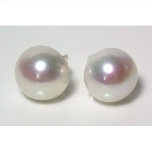 11mm Freshwater Pearl S925 Sterling Silver Stud Earrings