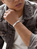 Men's Vintage Goro Takahashi Open Silver Bracelet