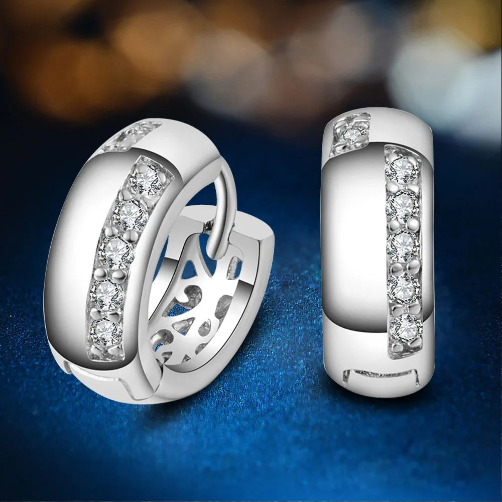 925 Stamp Plata Zircon Earrings Wedding Tassel Boho Earrings