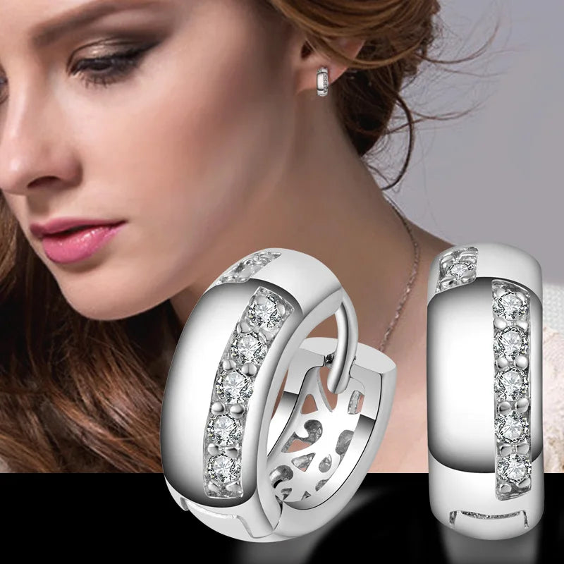 925 Stamp Plata Zircon Earrings Wedding Tassel Boho Earrings