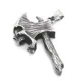 Fierce Skull Pendant Stainless Steel Mens Pendant