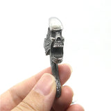 Fierce Skull Pendant Stainless Steel Mens Pendant