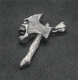 Fierce Skull Pendant Stainless Steel Mens Pendant