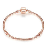 Solid 925 Silver Snake Chain Bracelet for Women DIY Jewelry Making