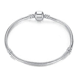Solid 925 Silver Snake Chain Bracelet for Women DIY Jewelry Making