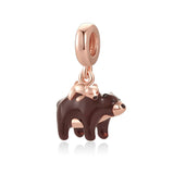 925 Silver Charm Beads Pendant Jewelry for Women