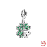 925 Silver Cactus Pendant Charm Beads for Bracelet DIY Jewelry