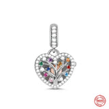 925 Silver Cactus Pendant Charm Beads for Bracelet DIY Jewelry