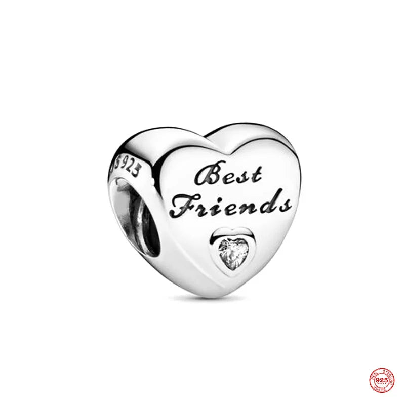 Wife Family Pendant Charms for Silver Bracelet