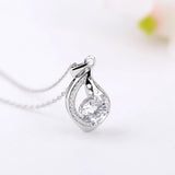 Sterling Silver Hollow Stars Pendant Necklaces