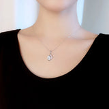 Sterling Silver Hollow Stars Pendant Necklaces