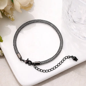 DIY Pearl Crystal Chain Bracelet for Men Women