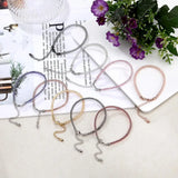 DIY Pearl Crystal Chain Bracelet for Men Women