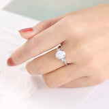 Crystal Wedding Ring for Women Austrian Ring Party