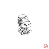 925 Silver Tiger Squirrel Bear Charms Pendant DIY Bracelet