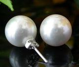 12mm Round South Sea Shell Pearl Stud Earrings