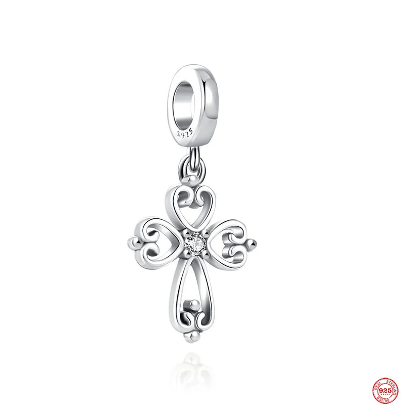 925 Silver Bead Fit Bracelet, Kitchen Pendant Dumbbell Charms Women Jewelry