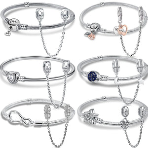 Pandora Safety Chain Charm Bracelet DIY Jewelry