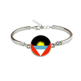 Antigua & Barbuda Austria Australia Barbados Bahamas Flag Gem Bracelet