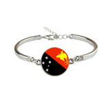 Antigua & Barbuda Austria Australia Barbados Bahamas Flag Gem Bracelet