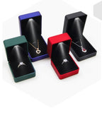 Flannel LED Jewelry Box - Lover Gift Wedding Ring Pendant Earring Display
