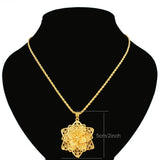 Flower Design Pendant Necklace for Women Girls