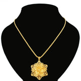 Flower Design Pendant Necklace for Women Girls