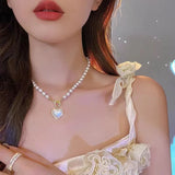 Flower Fairy Minority Choker Pearl Tassel Necklace Girl