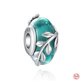Flower Fairy Pendant Charm Rainbow Bead 925 Bracelet Women Jewelry Gift