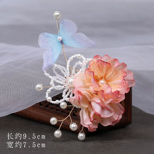 Flower Headwear Barrettes Hair Clip Bridal Wedding Hair Accessories