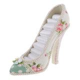Flower High-heel Shoe Ring Display Jewelry Stand Holder