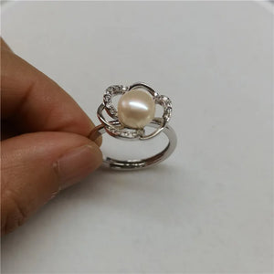 Flower Ring Mountings Base Findings for Stones