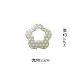Polka Dots Resin Charms 40pcs DIY Jewelry Earring Necklace Pendants