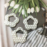 Polka Dots Resin Charms 40pcs DIY Jewelry Earring Necklace Pendants