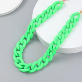 Bohemian Vintage Acrylic Chain Necklace