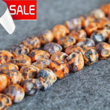 Turkey Stone Yellow Skull Beads Stripe DIY Howlite Lucky Beads Jewelry