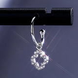 Four Leaf Clover Drop Earrings 925 Sterling Silver Classic Fine Jewelry
