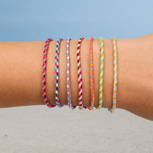 Colorful Cultural Bracelet Adjustable Hand Woven Bracelet