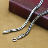 Fox Tail Chain Hemp Rope Necklace for Men and Women