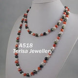 Fresh Water Pearls Necklace Long Necklace 48inch 7-8mm Necklace