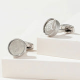 French Cufflinks Men's Business Suits Shirts Buttons Retro Pattern