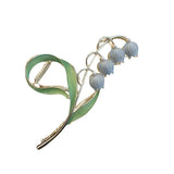 French Gentle Orchid Shark Clip for Women