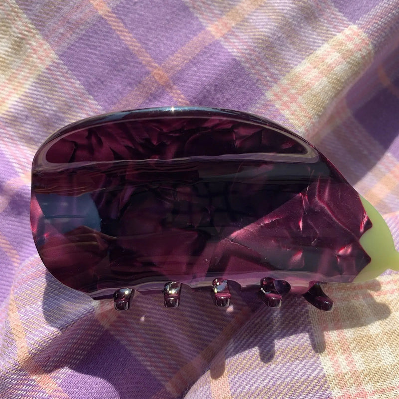 Fruits & Vegetables Hair Clip Claw Watermelon Cherry Grape Acetic Acid