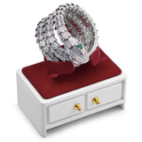 French Jewelry Display Stand Solid Wood Leather Jewelry Stand
