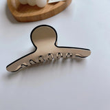 French Retro Solid Acetate Hair Claw Clip Geometric Hair Accessory