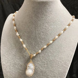 Freshwater Pearl Necklace Anniversary Fine Jewelry Woman Girl