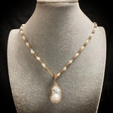 Freshwater Pearl Necklace Anniversary Fine Jewelry Woman Girl