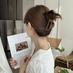 Strawberry Acrylic Claw Clip Hairpin Girls Transparent Hair Accessories Women
