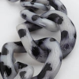 Acrylic Big Choker Necklace Statement Resin Long Collar Link Chains Pendant